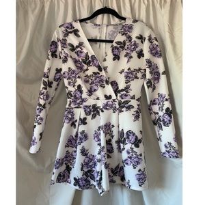 Floral Charlotte Russe Romper!
